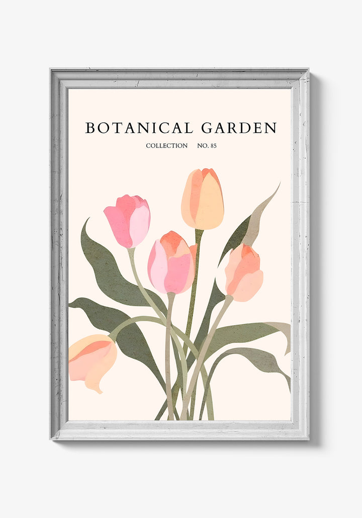 Akvarelplakat med vilde blomster og sommerstemning.