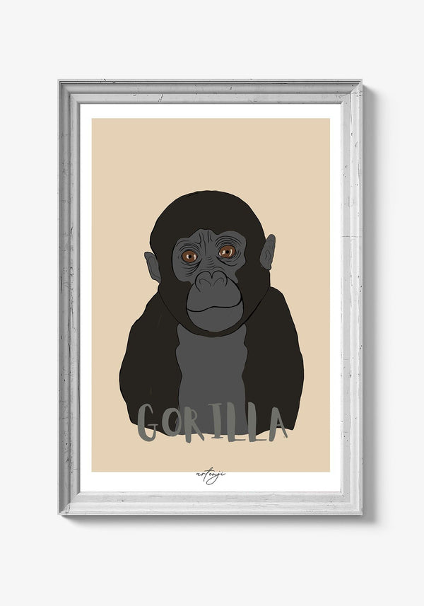 Gorilla - Artenji Moderne plakater