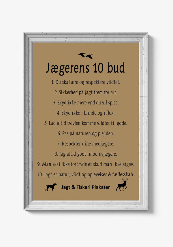 Jægenrens 10 bud