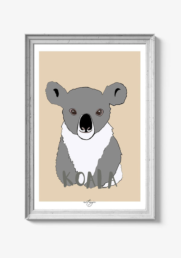 Koala - Artenji Moderne plakater