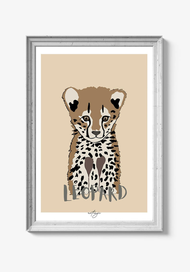 Leopard - Artenji Moderne plakater