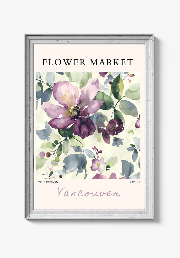 Rustikke blomsterplakater med naturlige elementer.